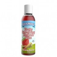 Fruity Strawberry Rhubarb Bliss Värmande massageolja 50 ml