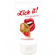 Glidmedel Lick It Jordgubb 50 ml