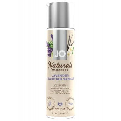 JO Naturals Massageolja, Lavender Tahitian Vanilla