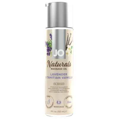 JO Naturals Massageolja, Lavender Tahitian Vanilla