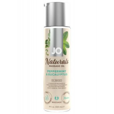 JO Naturals Massageolja, Peppermint Eucalyptus