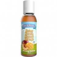 Juicy Peach Sweet Mango Värmande massageolja 150 ml