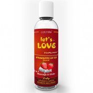 Lets Love Strawberry Massage och glid 100 ml