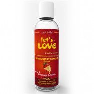 Lets Love Strawberry Vanilla Massage och glid 100 ml