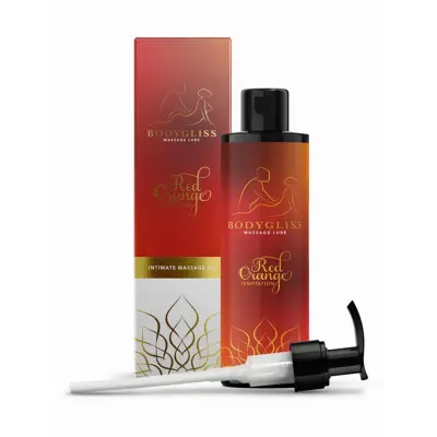 Massage Oil& Lubricant Red Orange Temptation 150 ml