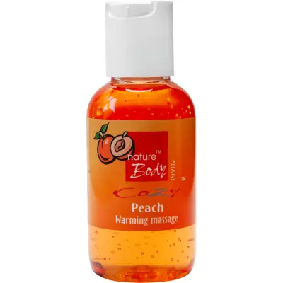 Nature Body: Cozy Peach, Warming Massage, 50 ml