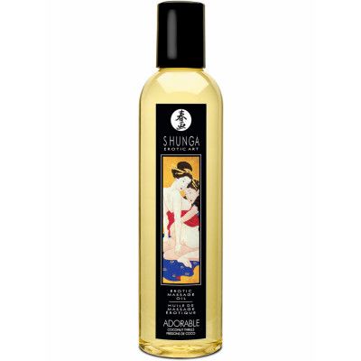 Shunga: Erotic Massage Oil, Adorable Coconut Thrills, 250 ml