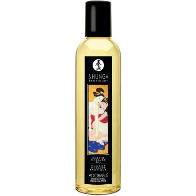 Shunga: Erotic Massage Oil, Adorable Coconut Thrills, 250 ml