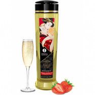 Shunga: Erotic Massage Oil, Sparkling Strawberry, 240 ml