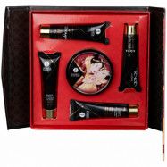 Shunga Geisha's Secrets Collection Sparkling Strawberry Wine Intim Massageset - Mixed colours