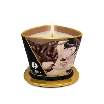 Shunga Massageljus, Chocolate - 170 ml