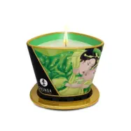 Shunga Massageljus, Green tea - 170 ml