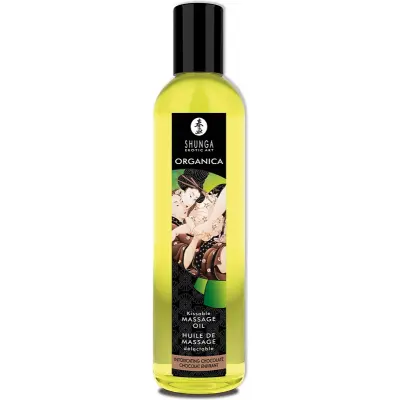 Shunga Massageolja: Choklad, 250 ml