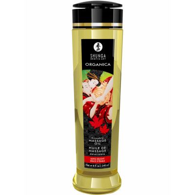 Shunga: Organica, Kissable Massage Oil, Maple Delight, 240 ml