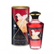 Shunga - Varming Massage Oil, Sparkling Strawberry Wine