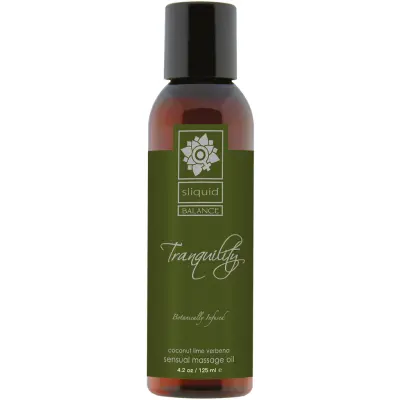 Sliquid: Balance Tranquility, Massage, Coconut Lime Verbena, 125 ml