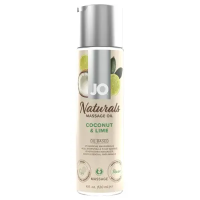 System JO - Naturals Massage Oil - Coconut And Lime - 120 ml