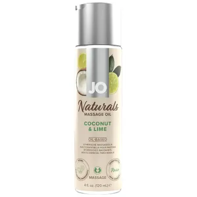System JO Naturals Massage Oil Coconut&Lime