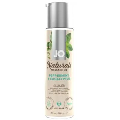 System JO Naturals Massage Oil Peppermint&Eucalyptus