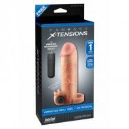 Fantasy X-tensions VIBRATING REAL FEEL 1" EXT PENISÖVERDRAG