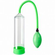 Ouch! Glow in the Dark Klassisk Penispump - Green