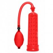 POWER MASSAGE PUMP W. SLEEVE RED