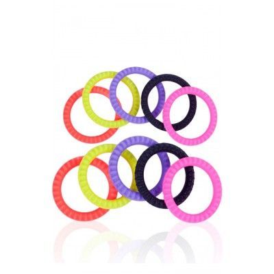 10-pack Färgglada Penisringar