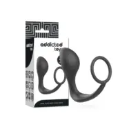 Addicted Toys Anal Plug With Black Silicone Ring