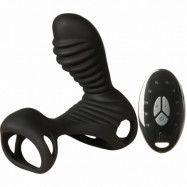 Adrien Lastic Gladiator Vibrerande Penisring - Svart