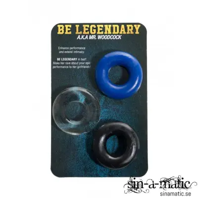 A.K.A Mr Woodcock 3 pack penisringar