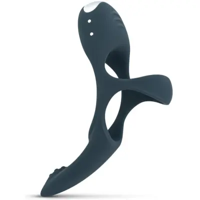 Boners Triple Vibrating Cockring Blue