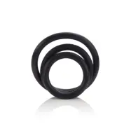 Cal Exotics Black Rubber Ring Set