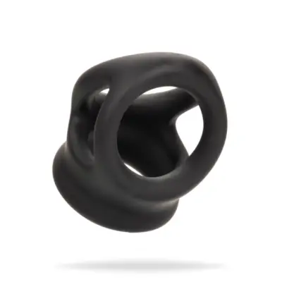 CalExotics Alpha Liquid Silicone Dual Cage & Ring