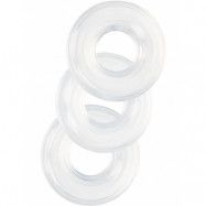 California Exotic: Set of 3 Silicone Stacker Rings