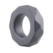 Deluxe Silicone Cock Ring Black