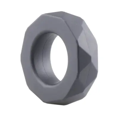 Deluxe Silicone Cock Ring Black