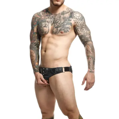 DNGEON Cockring Jockstrap - Army