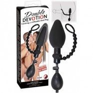 Double Devotion with inflatable plug