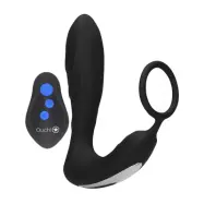 Ouch! E-stim Vibrerande Buttplug&Penisring