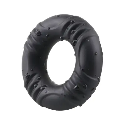 Great Fit Silicone Cock Ring Black