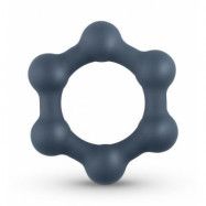 Hexagon Cockring With Steel Balls