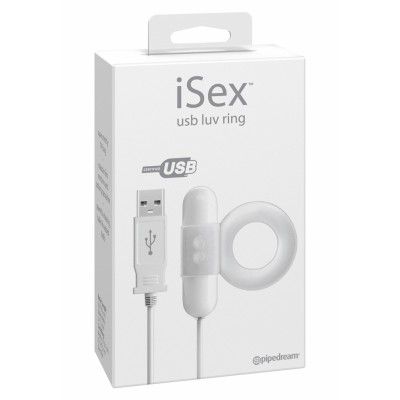 ISEX USB LUV RING WHITE penisring