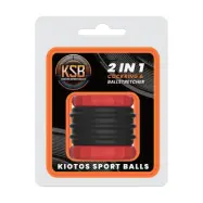 KSB 2in1 Silicone Cockring& Stretcher Black