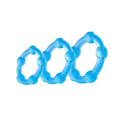 Lasting Love Ring Beaded Blue