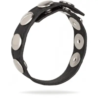 Leather Multi-Snap Cock Ring