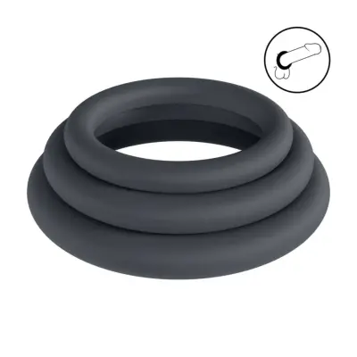 Levelz Classic Silicone Cockring Set