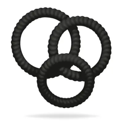 Lust 3 Penisringe (Välj:: Black)