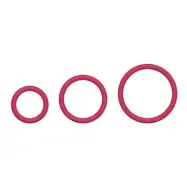 LUSTLY Beginners Collection Cock Ring Set Lustlyröd