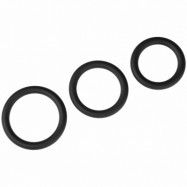 MALESATION Cock Ring Set - Black