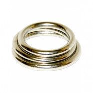 Manbound: Metal Cock Ring, 3-pack